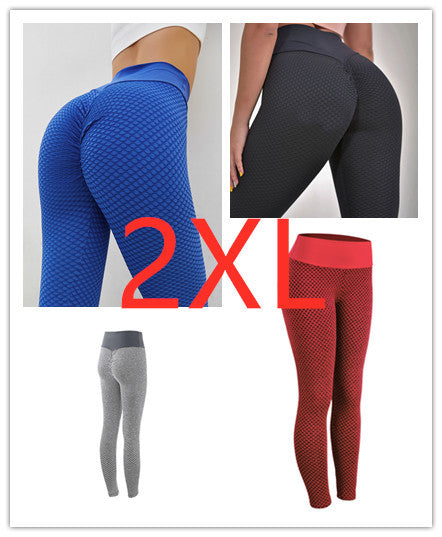 Plaid Leggings Fitness Yoga Pants Women's