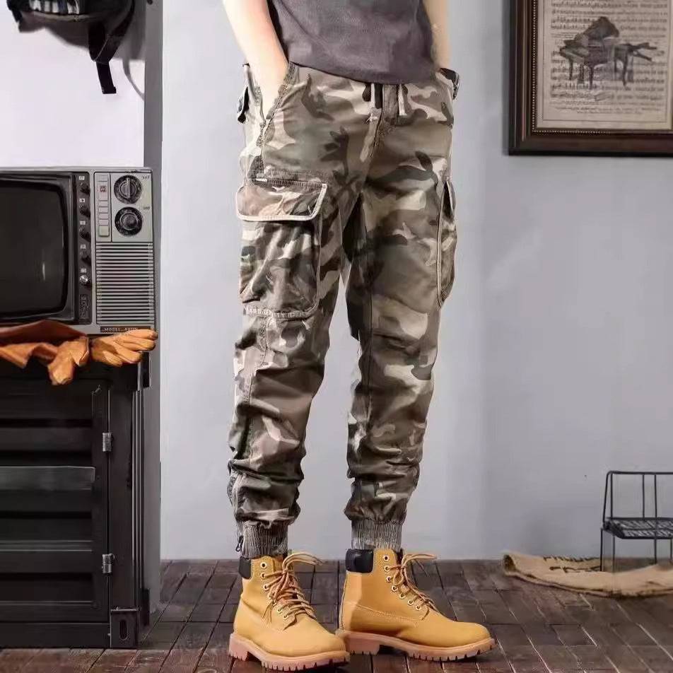 Men's Camouflage Cargo Pants / with Pockets – Stylish