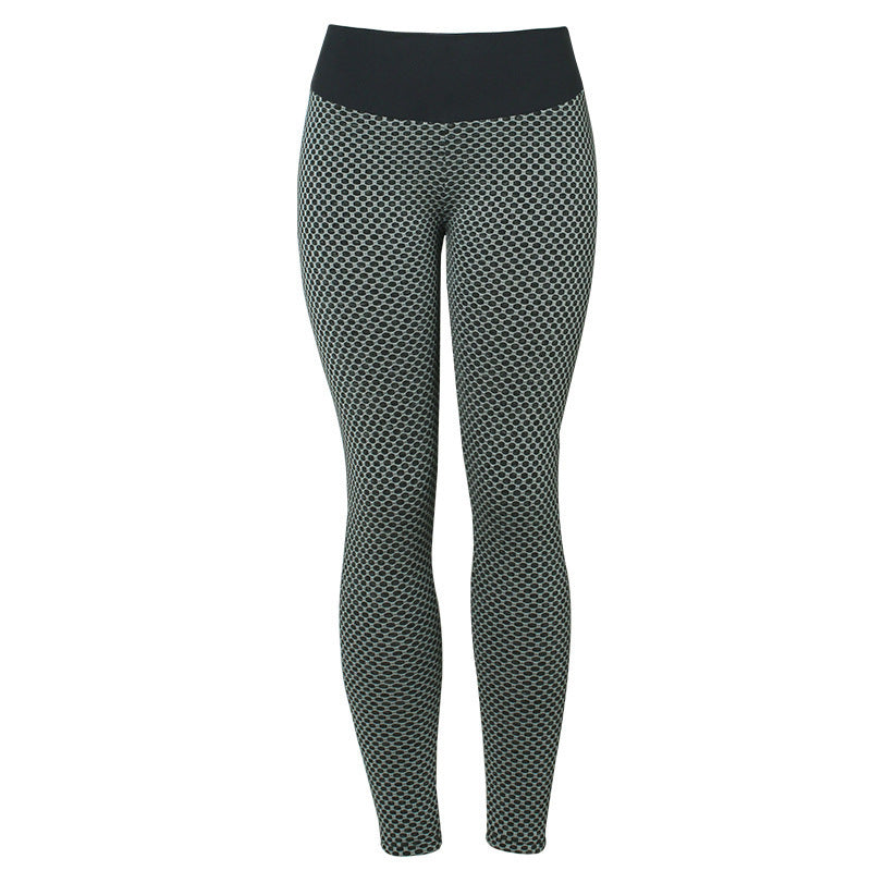 Plaid Leggings Fitness Yoga Pants Women's