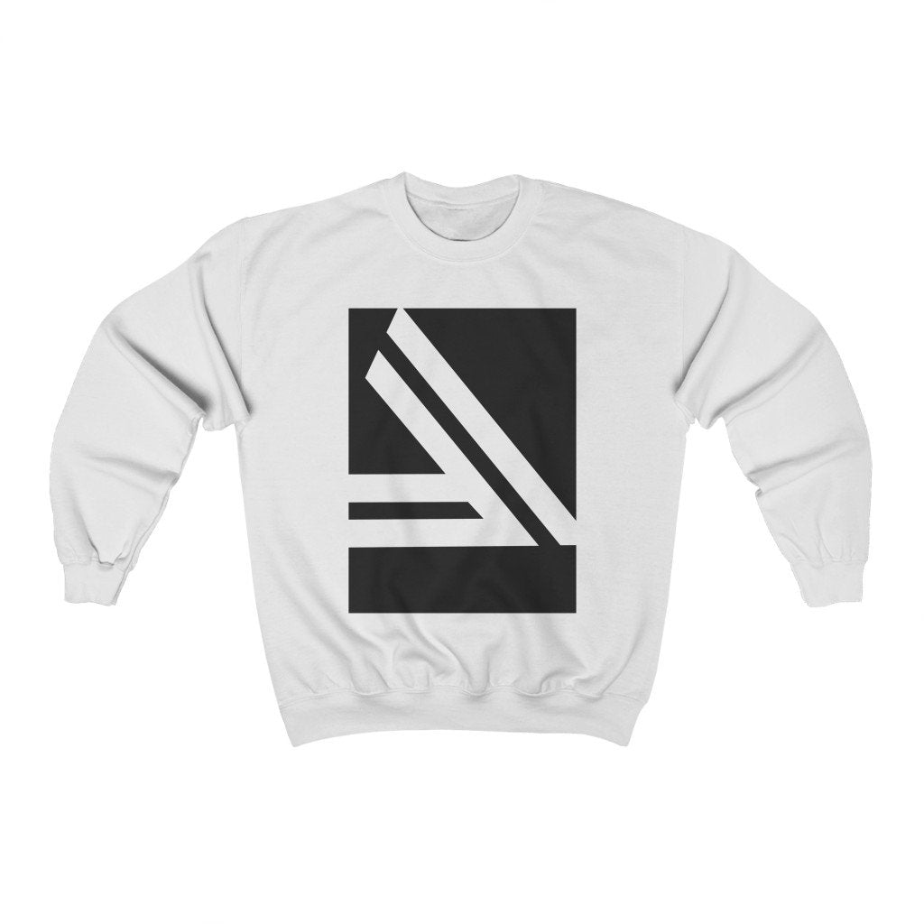 Men’s Double Slanted Logo Crewneck Sweatshirt | Stylish & Comfy