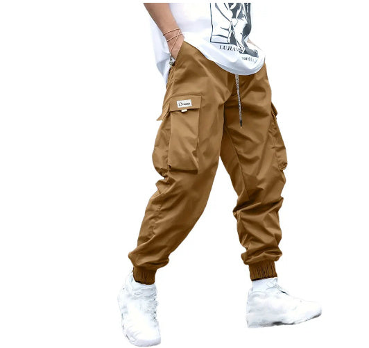 Oversized Cargo Multi-pocket Men's Casual Pants - CanvasSphere #