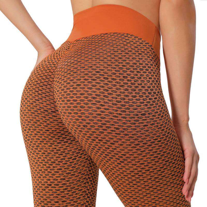 Plaid Leggings Fitness Yoga Pants Women's| Hig-waist