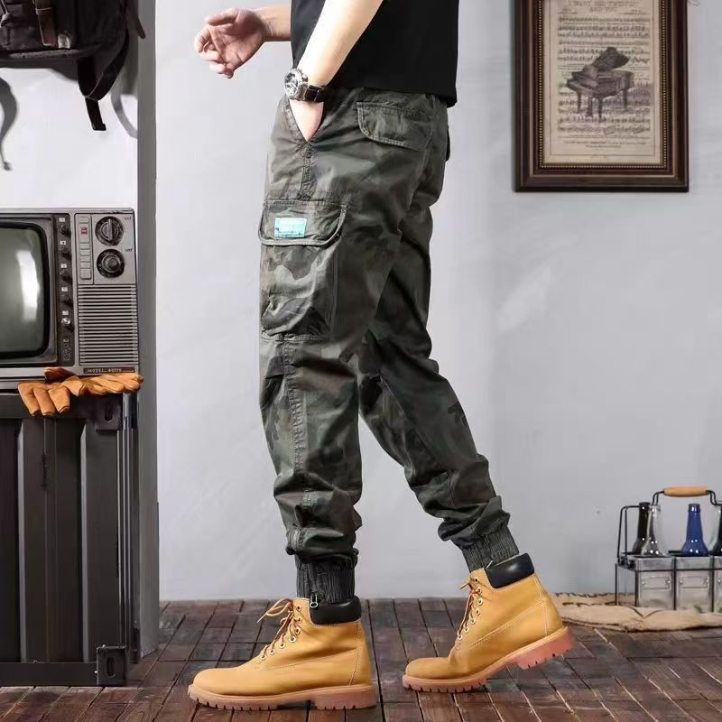 Men's Camouflage Cargo Pants / with Pockets – Stylish