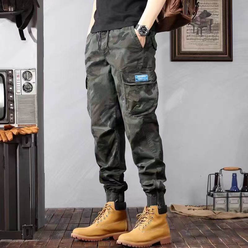 Men's Camouflage Cargo Pants / with Pockets – Stylish