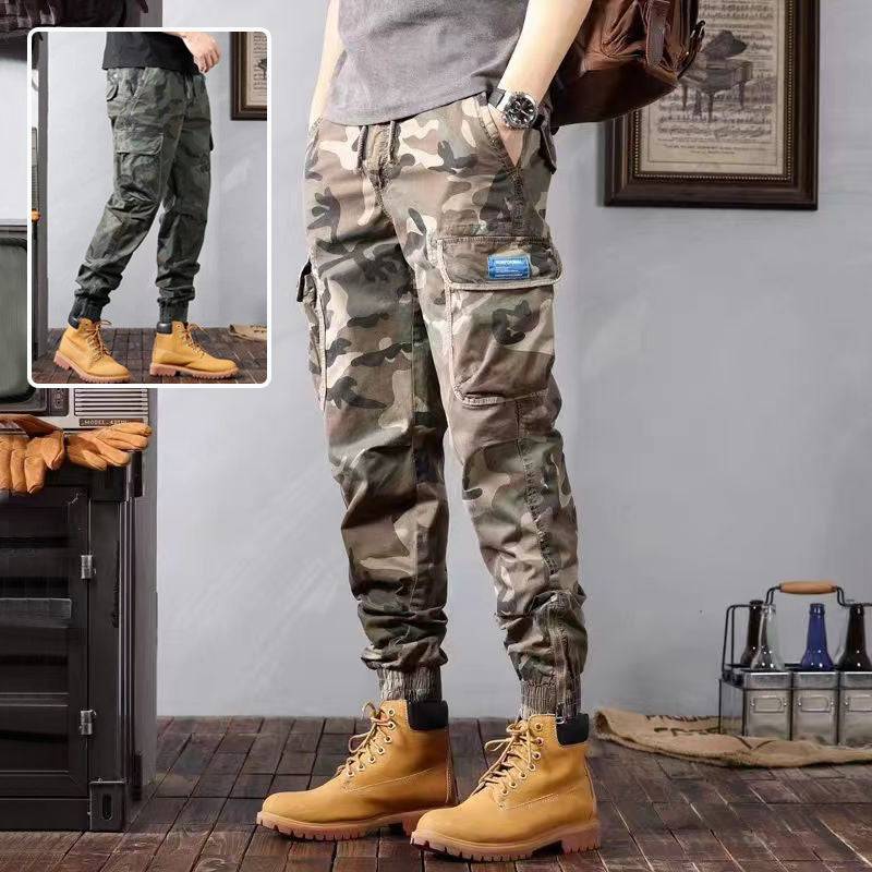 Men's Camouflage Cargo Pants / with Pockets – Stylish