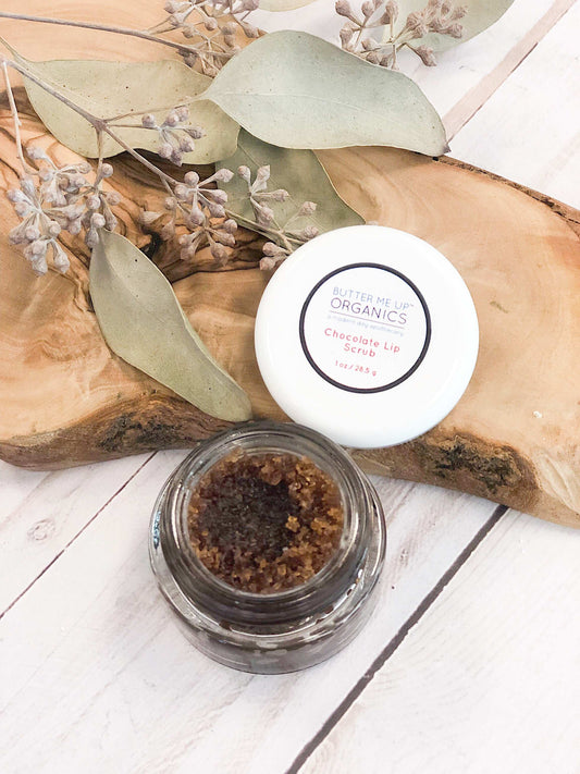 Organic Chocolate Lip Scrub Flaky Chapped Lips - CanvasSphere